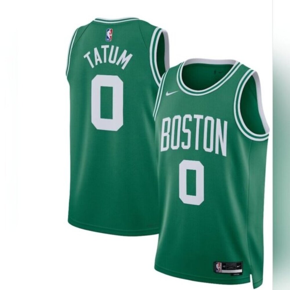 Unisex Nike Jayson  Tatum Green Boston Celtics Swingman Player Jersey 0